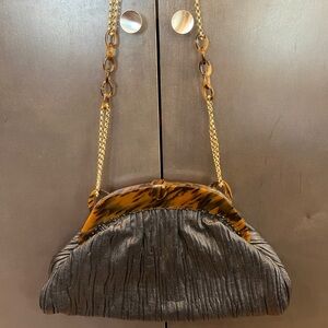 Vintage Grace Ann Agostino Embossed Leather Bag